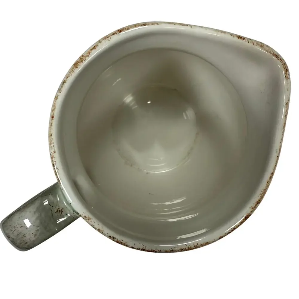 Gibson Elite Hand Painted Floral Pitcher & Wash Basin Bowl Set Cottage Garden